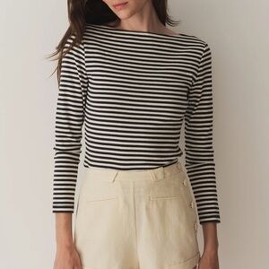 NWT Doen Paulette Tee  in Nantucket Stripe / Size Small